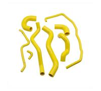Durite Admission Air Tuyau D'admission pour Fiat pour Abarth 500 595 695 Toutes Les Versions Silicone Radiateur Tuyau d'eau Tube Tuyau Kit Système Refroidissement Pièces Rechange(Jaune)
