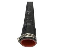 Durite Admission D'Admission d'air Tuyau Flexible en Silicone Universel Toutes Tailles Tuyau D'admission d'air Tube Radiateur en Caoutchouc Haute Pression Température(500mm,ID 65mm)