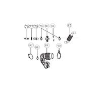 Durite boite à produits repère 89 - Lave-linge (0020301771 HAIER)