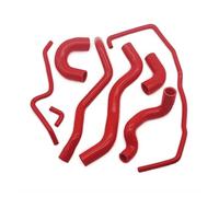 Durite D'admission D'air Kit Tuyaux Refroidissement Radiateur D'eau En Silicone Pour Fiat Pour Abarth 500 595 695 Pièces Rechange Pour Tuyaux D'admission Silicone(Rouge)