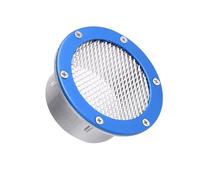 Durite D'admission d'air pour Benz 3 Pouces Voiture Évent Course Admission Pare-Chocs Évent Conduit D'entrée Filtre À Air Froid Poussière Conduit d'air Grille Tuba D'admission Voiture(3inch Blue)