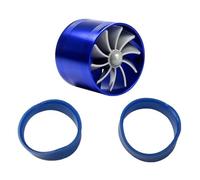 Durite D'Admission d'air Turbine D'admission d'air Turbo pour Voiture Double Compresseur Économie De Carburant Ventilateur avec Hélice Unique 6.4x5cm C7S6 Filtre à Air Voiture