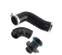 Durite D'admission En Silicone Coude D'admission Turbo Suppression Du Silencieux Pour Skoda Pour Octavia 1.8T 2.0T(Black)
