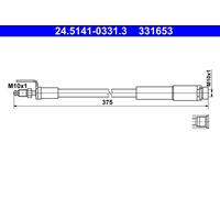Durite De Frein ATE 24.5141-0331.3 Pour FORD