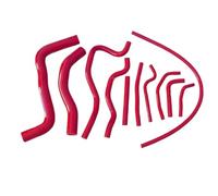 Durite de radiateur Compatible Avec Mitsubishi Pour Galant 2.5 EC5A EC5W 6A13TT VR4 VR-4 1996-2003 Tuyau De Trop-plein De Liquide De Refroidissement(Red)