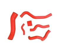 Durite de radiateur Compatible Avec Mitsubishi Pour Lancer Pour Evo 456 CP9A 4G63 1999 2000 2001 Tuyau De Radiateur À Air Pour Turbo(Red)