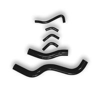 Durite De Trop Plein Radiateur Compatible avec Mitsubishi pour Lancer pour Evo 1 2 3 pour Evolution I II III CD9A CE9A 4G63T 1995-1994 Tuyau Liquide Refroidissement en Silicone(Black)