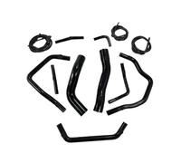 Durite Depression Turbo Kit de durites radiateur en silicone pour Toyota Land Cruiser HDJ80 1HD-T/FT 4.2L TURBO (1990-1995)(K8-75-V Black)
