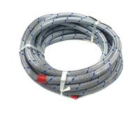 Durite d'essence Brazoline 5 mètres 6x10.5 mm METAL TRESSE GALVANISE BLEU