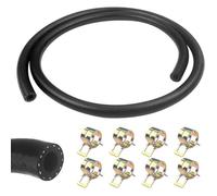 Durite Essence 1m 6mm Tuyau Carburant avec 8 Colliers de Serrage Voiture Tracteur