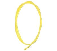 Durite essence - CYCLINGCOLORS - 3mm x 5mm - 1m - Jaune translucide - Silicone