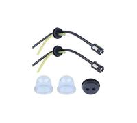 Durite essence et filtre carburant - PZCC - Pack 5 - Compatible 2/4 temps - Poire d'amorçage incluse - Pour tondeuse & taille-haie