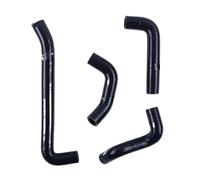 durite essence Kit de durites de refroidissement en silicone pour radiateur de moto, compatible avec BMW F650GS 2000-2004 et F650GS Dakar 2001-2003 Conduits de pression et durites(Black)