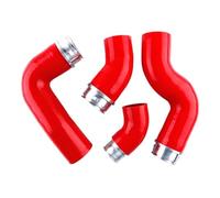 durite essence Kit de durites de suralimentation en silicone pour échangeur intermédiaire, compatible avec VW, Golf GTI MK5, Audi A3 8P 2.0TFSI Conduits de pression et durites(Red)