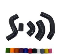 durite essence Kit de durites de suralimentation en silicone pour refroidisseur intermédiaire diesel Freelander 1 TD4 2.0 Conduits de pression et durites(Black)