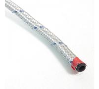 Durite Essence Nrb Tressé Galvanisé Et Fil Bleu Ø8x13 Par 25m Rsm Neuf