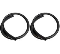 Durite essence tuyau carburant hydrocarbure huile caoutchouc nitrile NBR noir tube scooter moto bricolage tondeuse motoculture (Øint-ext : 8x12mm) (Lot de 2)