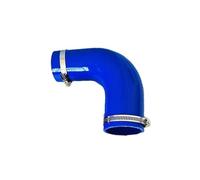 durite essence Tuyau flexible en silicone bleu résistant à 90°, diamètre variable pour admission d'air haute pression avec 2 colliers de serrage Conduits de pression et durites(ID76-102mm)