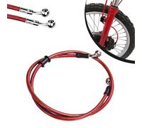 Durite Frein Moto 90cm,Durite Embrayage Hydraulique Durite Aviation pour Pit Bike Dirt Bike Enduro Motocross ATV Quad-Rouge
