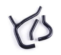 Durite Liquide Refroidissement Radiateur Moto Kit De Durites De Refroidissement en Y pour Radiateur en Silicone pour CRF250R CRF250 R 2014 2015 2016 2017(Black)