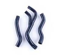 Durite Liquide Refroidissement Radiateur Moto Kit De Tuyau De Refroidissement en Y pour Radiateur en Silicone CR125R CR125 1998 1999(Black)