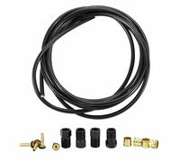 Durite pour frein a disque type tektro noir - avec 4 raccords olives et pins pou