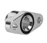 Durite Retour Huile Turbo,Taott Turbo de Retour de Vidange D'huile Turbo Retour Turbocompresseur et Accessoires AN10 Adaptateur de de Retour D'huile Raccord en Alliage D'aluminium adapté p