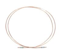 Durite rigide de frein en cuivre de 3.50mm de diamètre - embouts M8x1,25 de 20mm et M8x1,25 de 20mm - 220cm