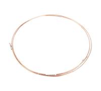 Durite rigide de frein en cuivre de 3.50mm de diamètre - embouts M8x1,25 de 20mm et M8x1,25 de 20mm - 263,5cm