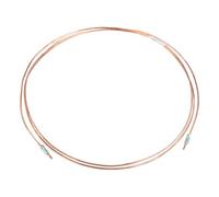 Durite rigide de frein en cuivre de 3.50mm de diamètre - embouts M8x1,25 de 20mm et M8x1,25 de 20mm - 305cm