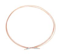 Durite rigide de frein en cuivre de 3.50mm de diamètre - embouts M8x1,25 de 20mm et M8x1,25 de 20mm - 318,5cm