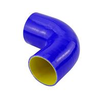 Durite Silicone Réducteur Coudé 90 Degré pour Voiture 2.5"-3" (63mm-76mm) - Coupleur Universel Intercooler À 4 Plis pour Tuyauterie D'admission Turbo