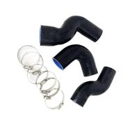 Durites de radiateur Compatible Avec Land Pour Rover Pour Discovery II 2 Td5 Kit Tuyaux Silicone Échangeur Intermédiaire Pour Turbo Tubes Tuyauterie Tuyau Liquide Refroidissement Radiateur(Black)