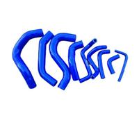Durites de radiateur Compatible Avec Nissan Pour Patrol Y60 GQ RD28T 2.8L Pour Turbo 1994 1995 1996 1997 Tuyau Radiateur Silicone Pour Voiture Tuyau D'eau De Refroidissement Pour Radiateur(Blue)