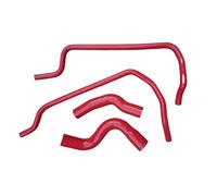 durites de radiateur de voiture Compatible Avec Jeep Pour Grand Pour Cherokee WJ 4.7L V8 2001 2002 2003 2004 Tuyau Trop-plein De Radiateur De Liquide De Refroidissement(Red)
