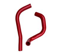 durites de radiateur de voiture Compatible Avec Toyota Pour Corolla Pour Altis Pour Matrix 1.8L 2002 2003 2004 2005 2006 2007 Tube Tuyau De Liquide De Refroidissement De Radiateur(Red,4ply)