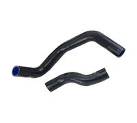 Durites radiateur Compatible Avec Nissan Pour Silvia 200SX 240SX S13 S14 S15 SR20DET Kit De 2 Tuyaux De Radiateur Moteur En Silicone Pour Réservoir D'eau(Black)