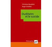 Durkheim Et Le Suicide