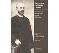Durkheim's Philosophy Lectures Andre Lalande, Emile Durkheim, Neil Gross, Robert Alun Jones (Auteur)