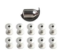 Durkopp Adler 204 Shuttle Hook & 10 Pcs Bobines pour machines à coudre industrielles Durkopp Adler 203/204/205/266/366, Consew 757/758R/759R