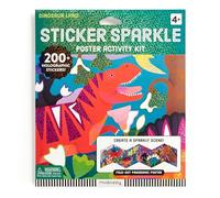 Mudpuppy – Kit d'activité Dinosaur Land Sticker Sparkle Poster – Natasha Durley