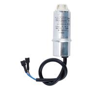 Durlo Condensateur 3 µF 450 V avec relais de protection contre les surcharges et la surchauffe - Remplacement pour compresseur de réfrigérateur/congélateur