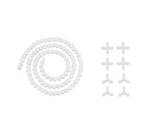 Durlo Kit de fixation avec connecteurs XY, squelette de poupée avec articulations à rotule flexibles de 16 mm, structure de corps en plastique à monter soi-même pour peluches et ours en peluche.