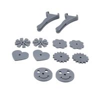 Durlo Lot De 12 Accessoires Crocs, 5 Styles D'éperons Pour Bottes De Cowboy, Mini-éperons Amusants, Breloques Pour Chaussures Rotatives Pour Hommes Et Femmes