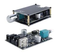 Durlo Module Amplificateur Mono Bluetooth TWS 100 W DC 7-24 V Avec Puce TPA3116D2, Couplage Stéréo Sans Fil, Multi-entrées USB AUX Bluetooth, Contrôle Du Volume