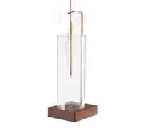 Durmmur Incense Holder for Sticks, Insence-Stick Holder Ash Catcher with Removable Glass [Anti-Ash Flying], Mess-Free Incense Burner Holder, Perfect for Meditation Yoga Relaxation,Home DecorQ