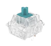 DUROCK Commutateurs de clavier tactiles T1, 5 broches T1 transparents pour claviers mécaniques, commutateurs à touches mécaniques de 67 g avec interrupteur tactile unique (transparent T1, 110 pièces)