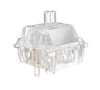 DUROCK Ice King Lot de 110 commutateurs tactiles à ressort progressif transparent RVB 68 g, 5 broches lubrifiées T1