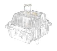 DUROCK-Interrupteurs linéaires Ice King,interrupteurs de clavier à ligne lisse lubrifiés,ressort progressif,transparent,clair,RVB,5 broches,62g - Type Ice King Linear-20pcs