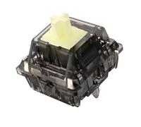 DUROCK Lot de 90 commutateurs linéaires L1 linéaire 55 g, 5 broches lisses lubrifiés pour clavier mécanique (DUROCK L1 Smokey 55 g, 90 pièces)